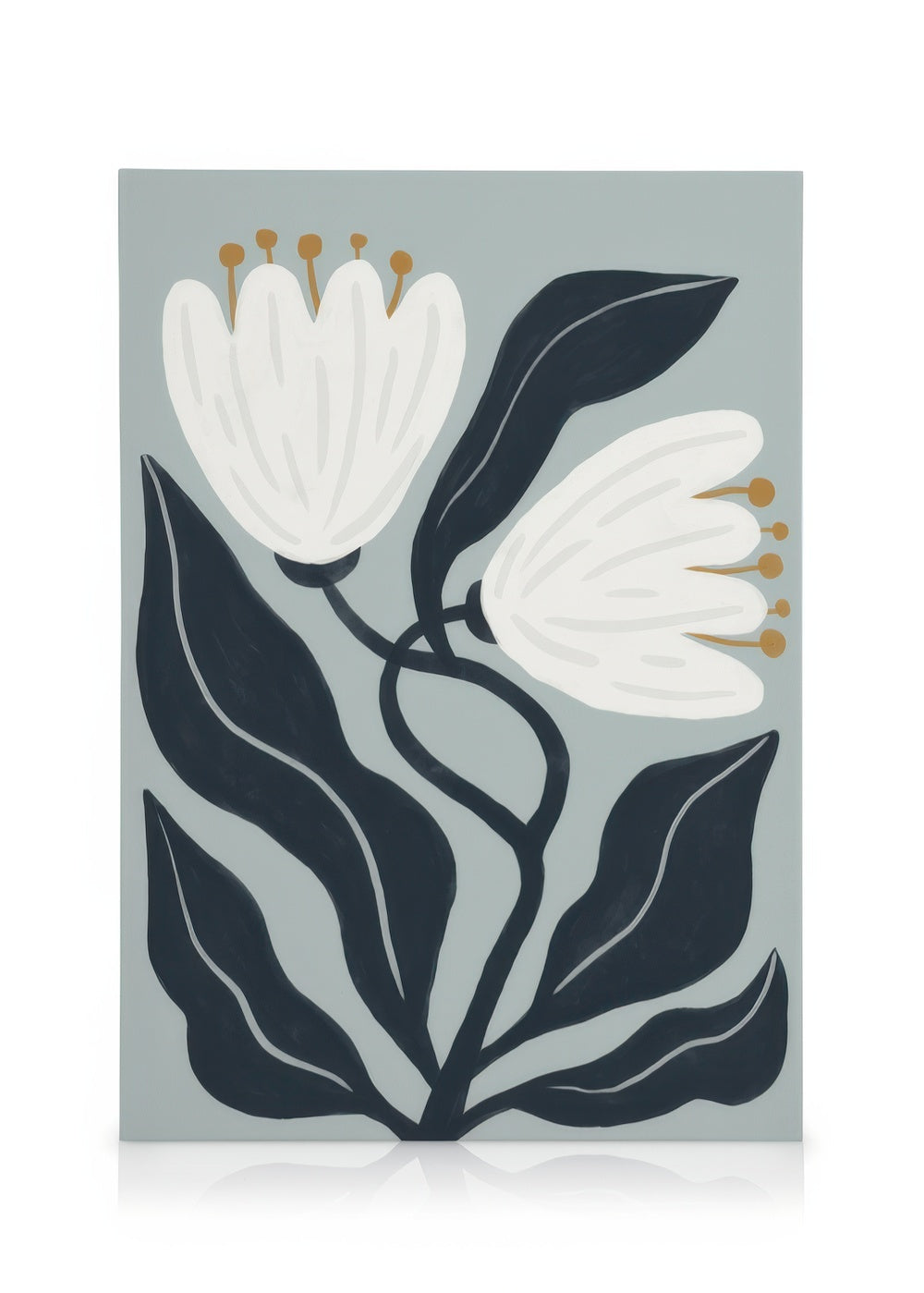 Graphic Florals No2 Canvas print