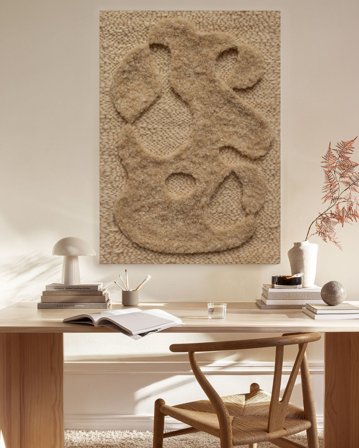 Tufted Shapes Canvas print
