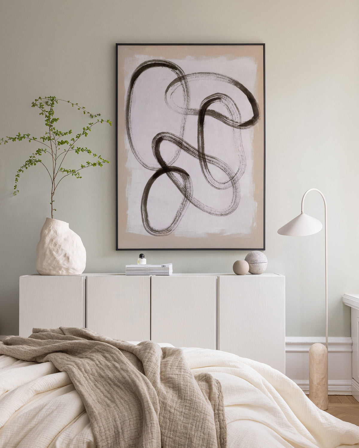 Infinate Brush Strokes Canvas print