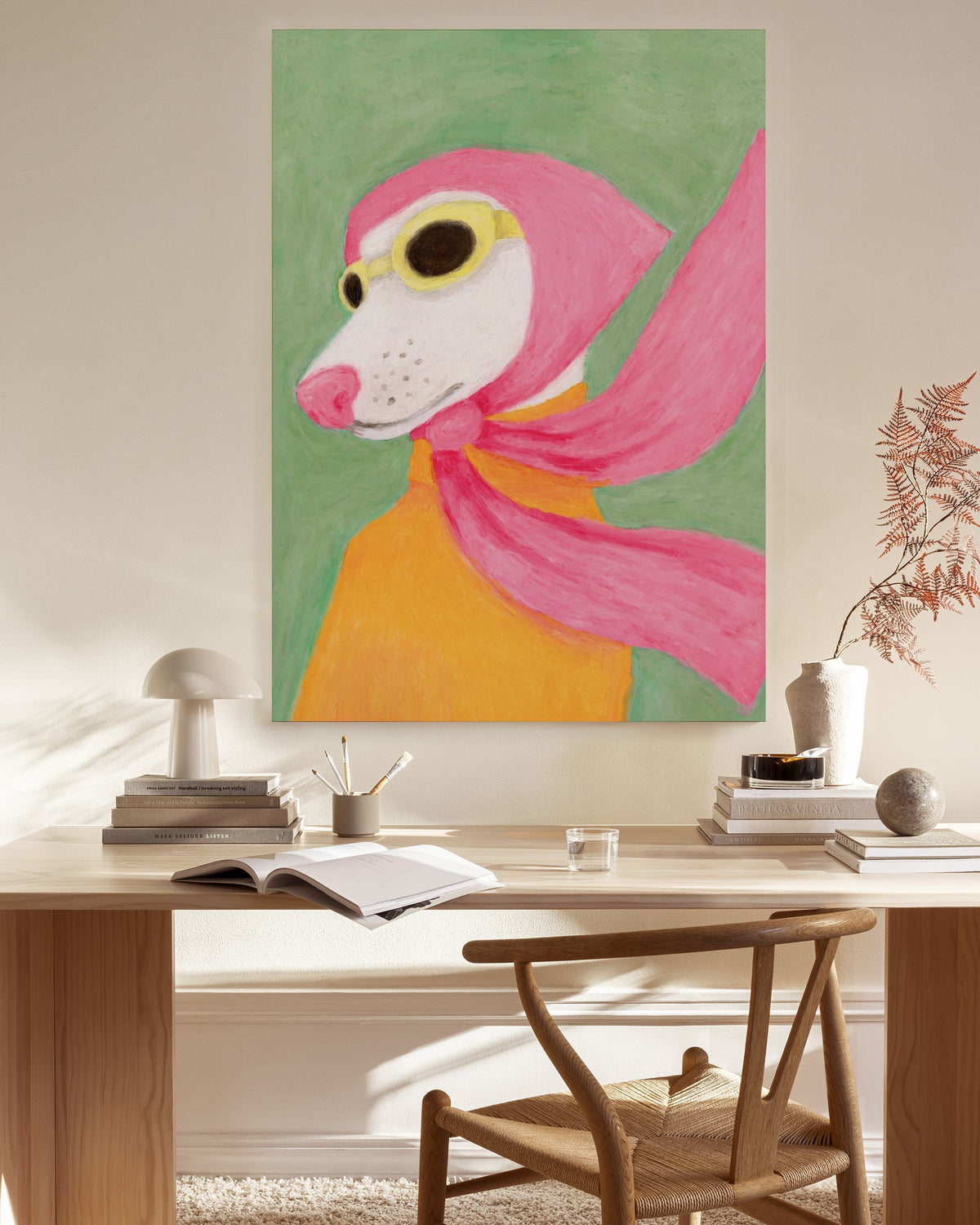 Vintage Doggo Canvas print