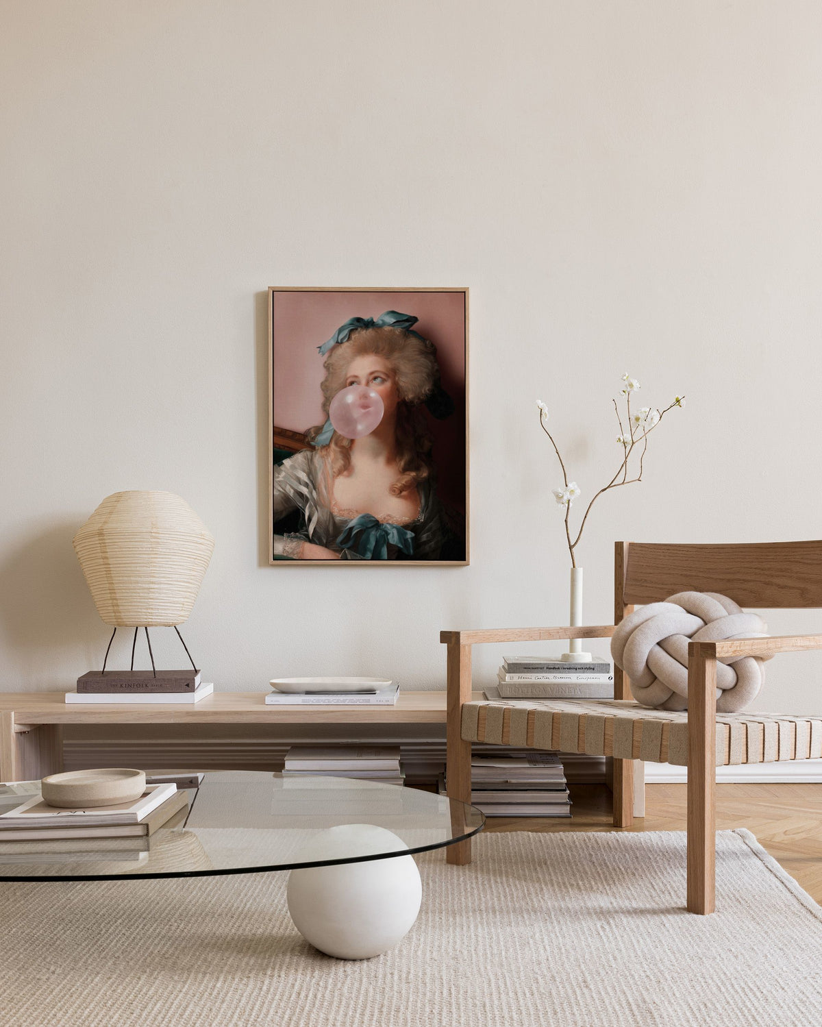 Jonas Loose - Bubblegum Princess Canvas print