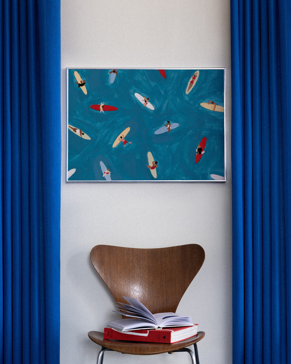 Surfers in the Blue Plakát