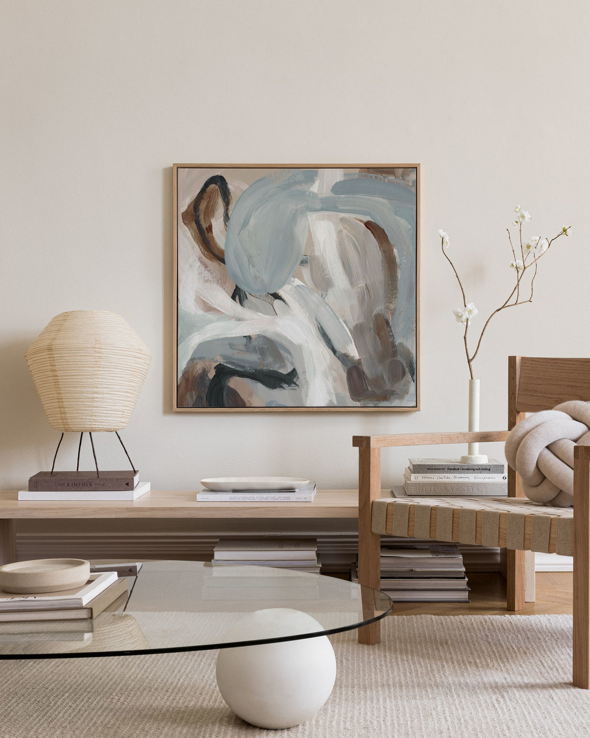 Tranquil Teal No1 Canvas print