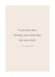 Pippi Longstocking Quote Print