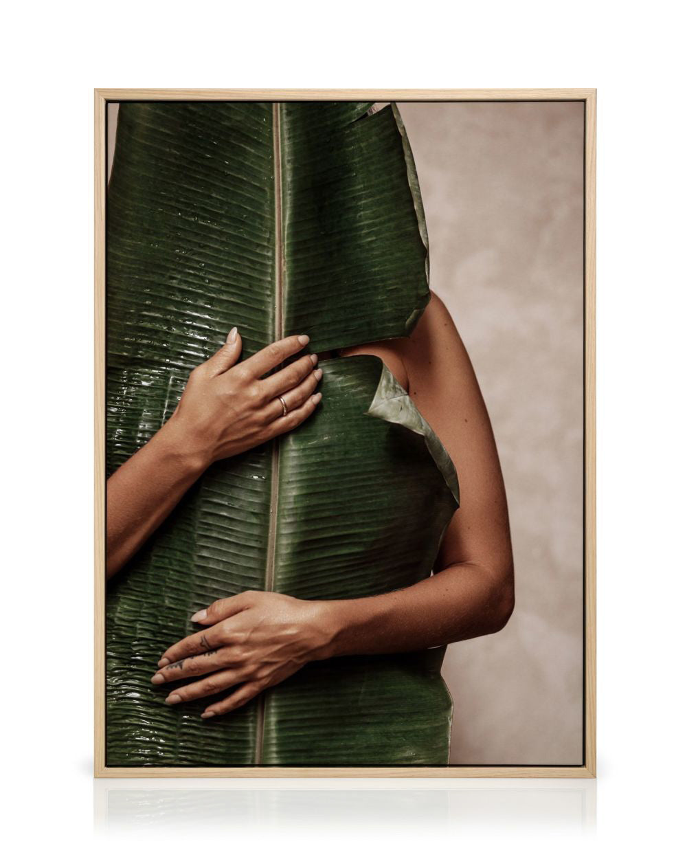 Hidden in Green Canvas print