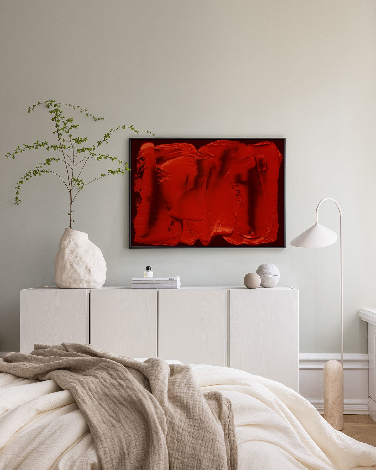 Body of Red Canvas print