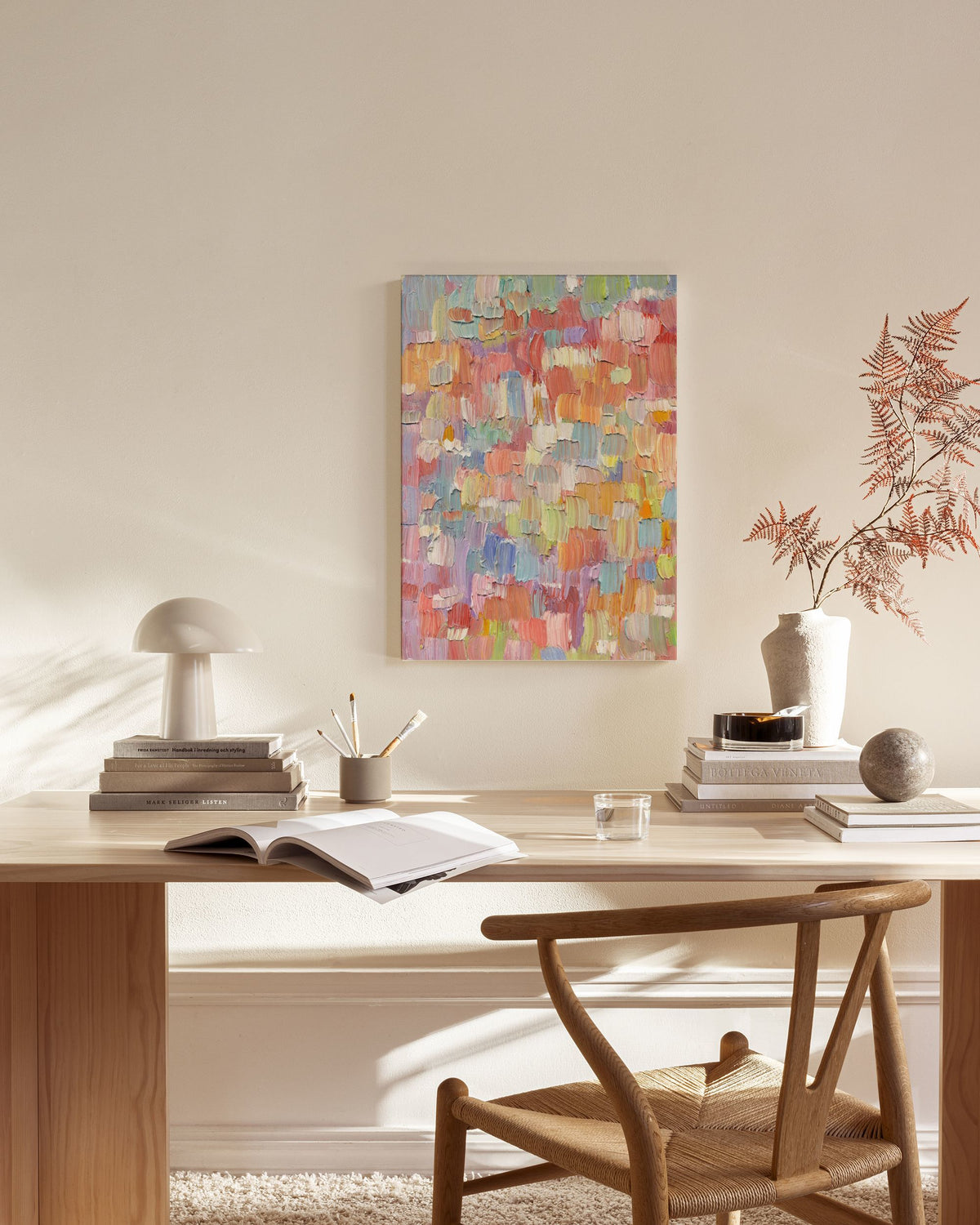 Colorful Strokes Canvas print