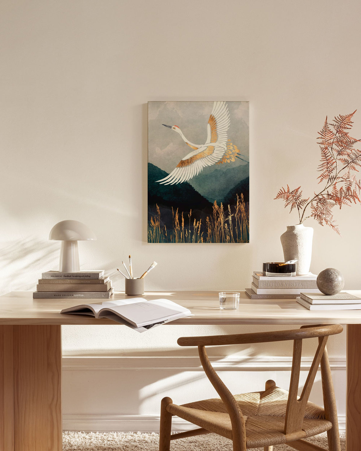 SpaceFrog Designs - Elegant Flight Canvas print
