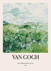 Van Gogh - Green Wheat Fields, Auvers No2 Print