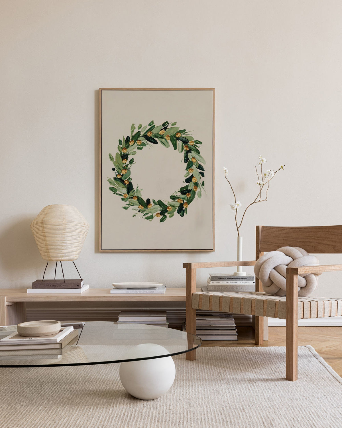 Winter Form Canvas print