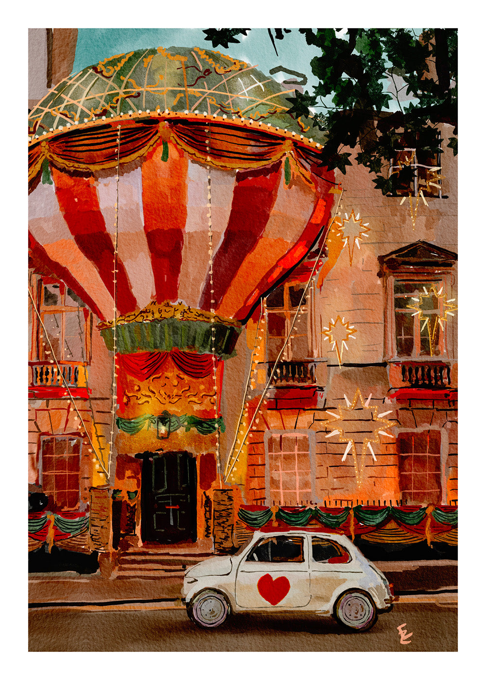 Ekaterina Zagorska - Balloon House Print