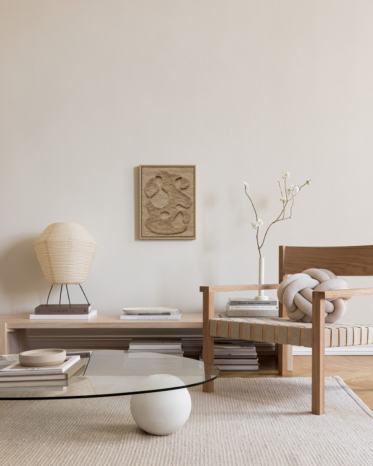 Tufted Shapes Canvas print