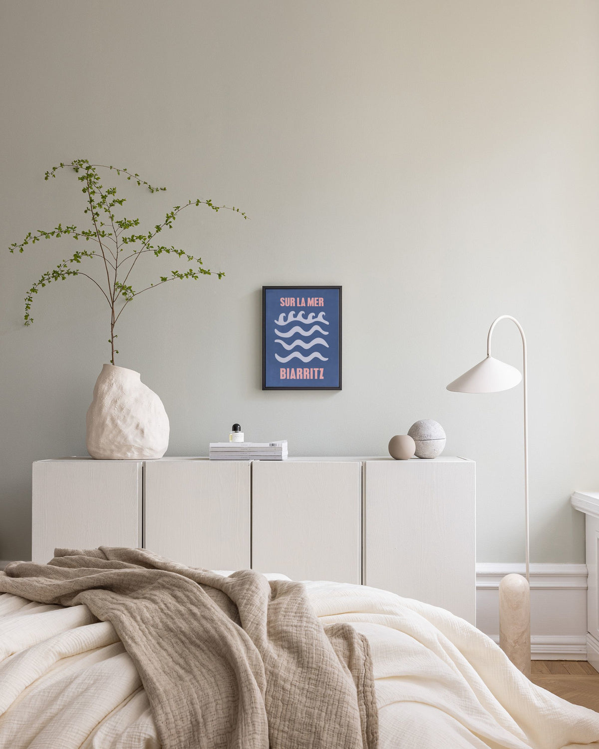 Graphic Biarritz Canvas print