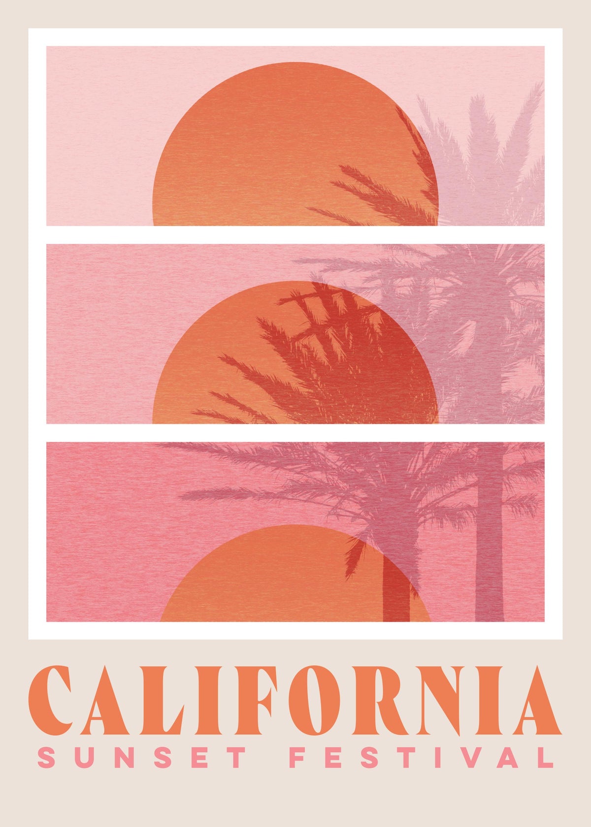 Sunset Festival Print