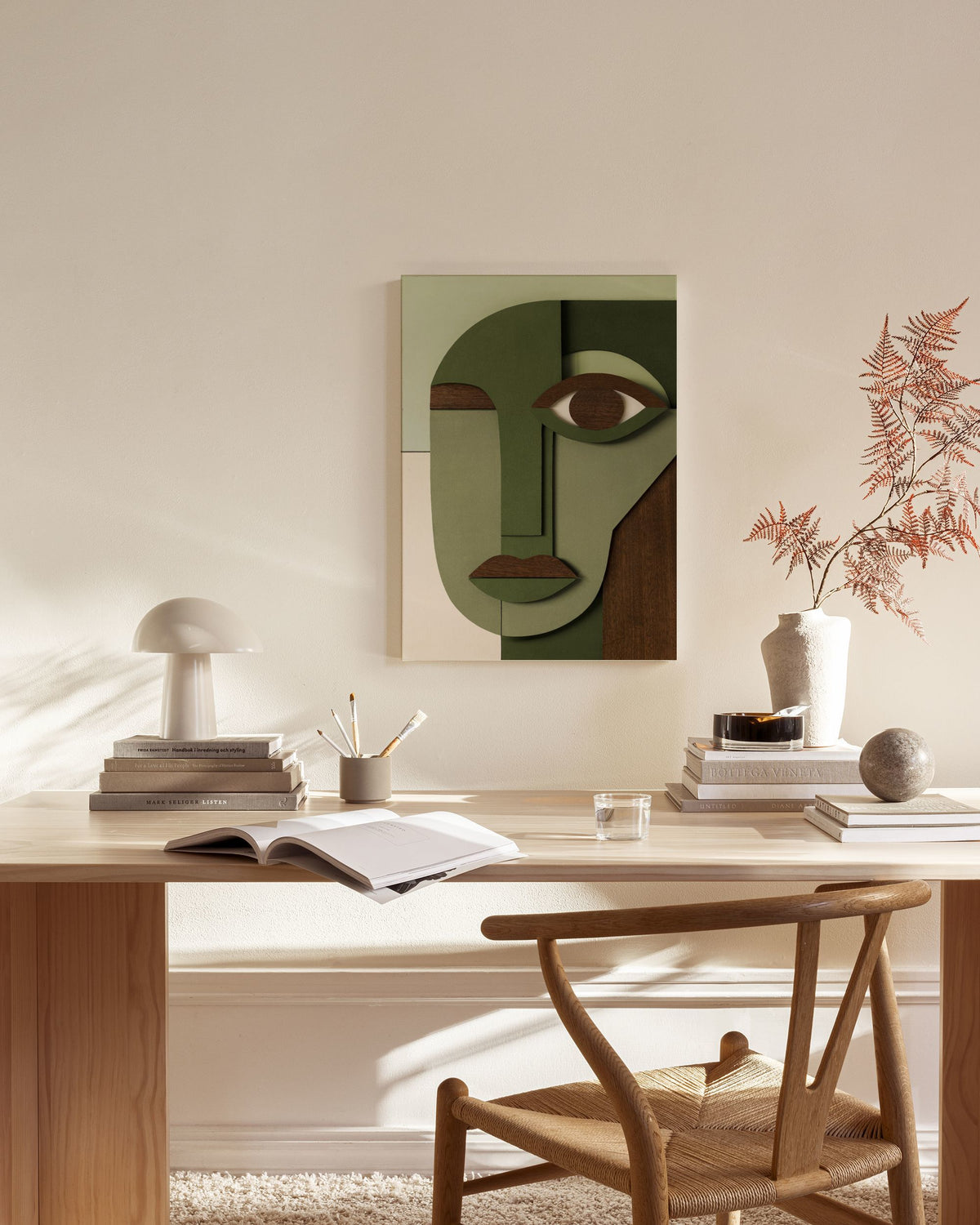 Abstract Face Canvas print