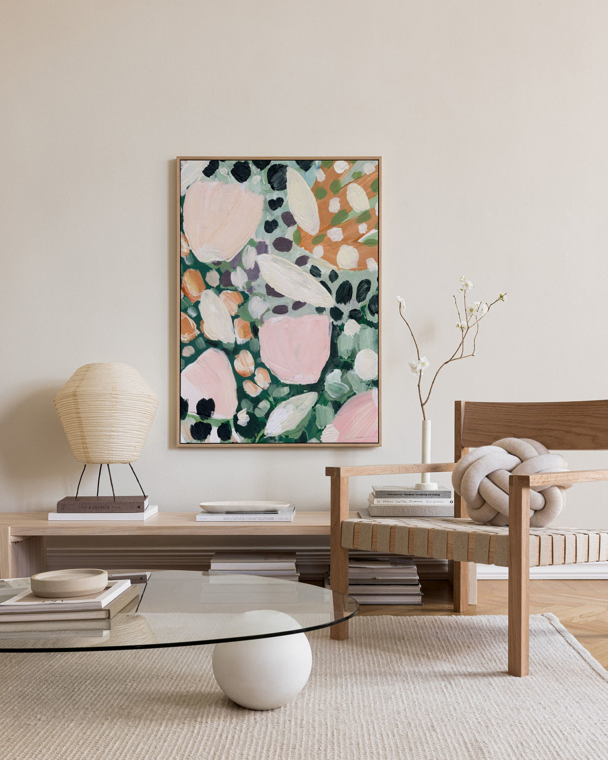 Acrylic Garden No1 Canvas print
