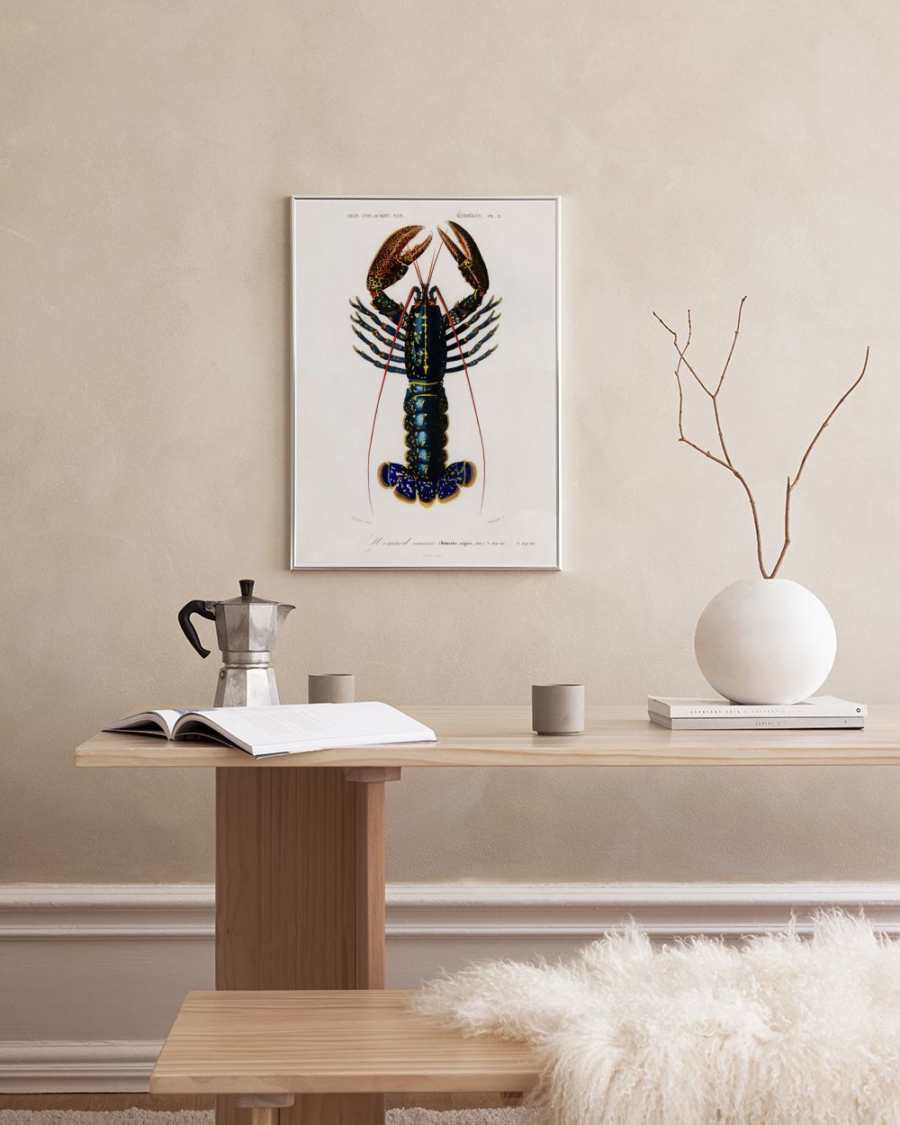 Vintage Lobster Print