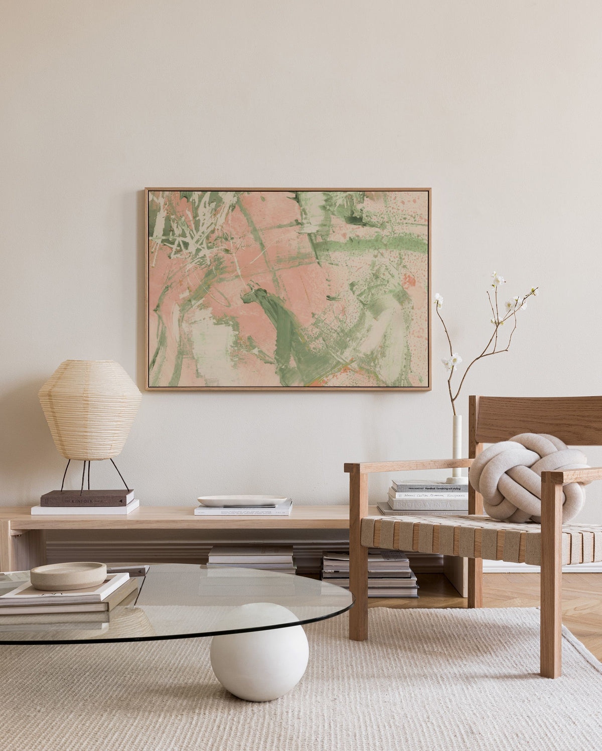 Blush Expression No2 Canvas print