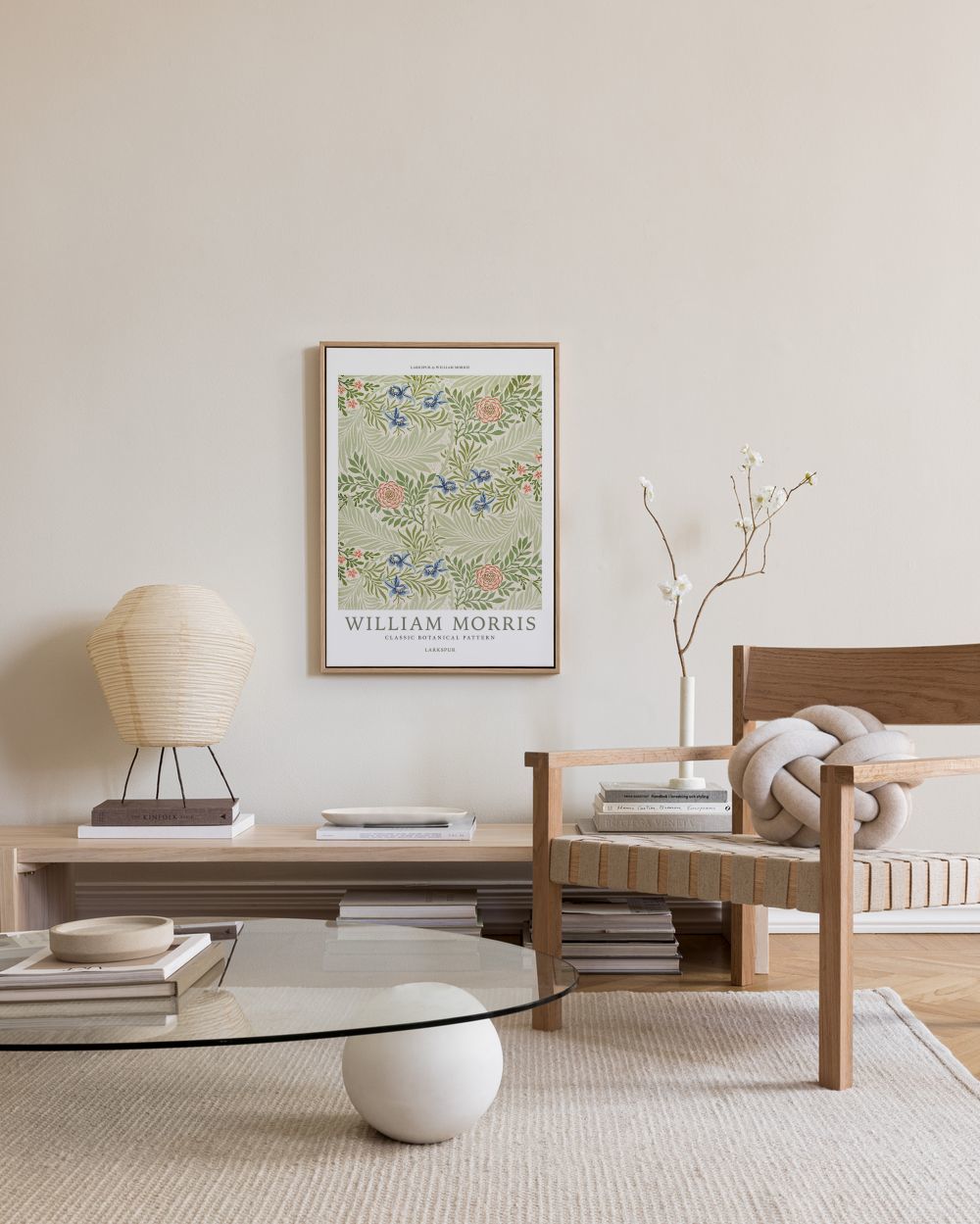 William Morris - Larkspur No4 Canvas print