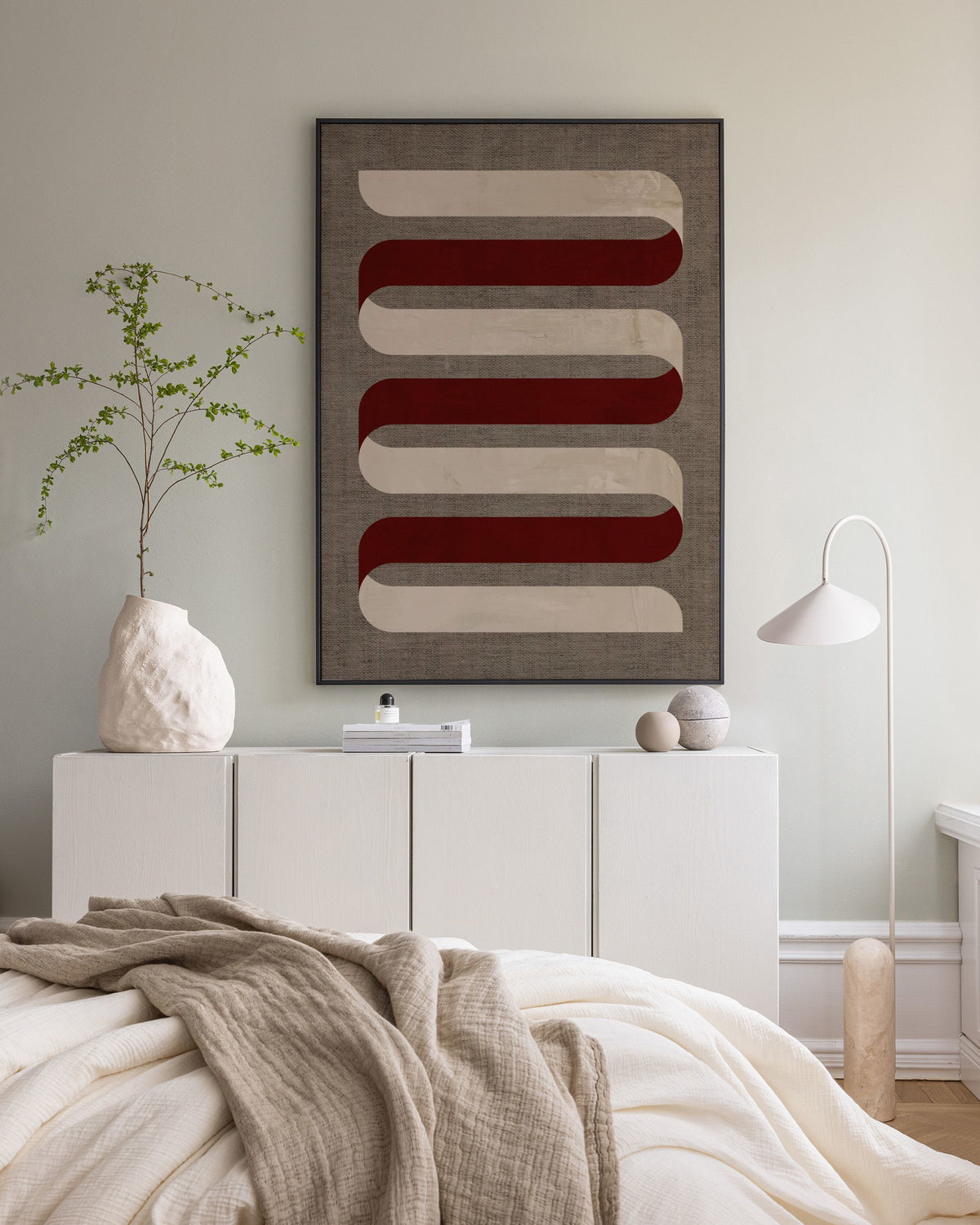 Graphic Swirl Canvas print