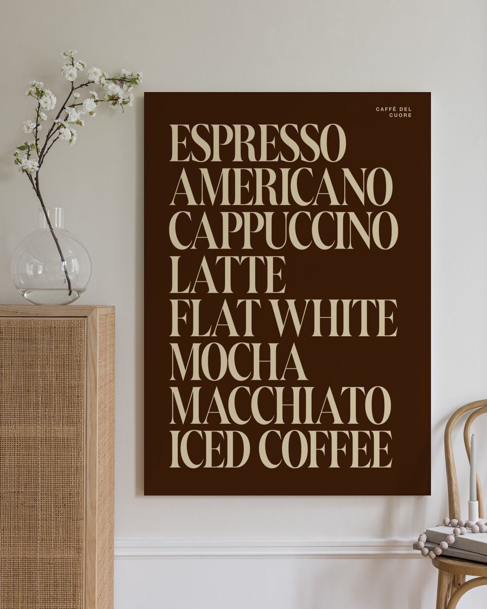 Caffè del Coure Canvas print