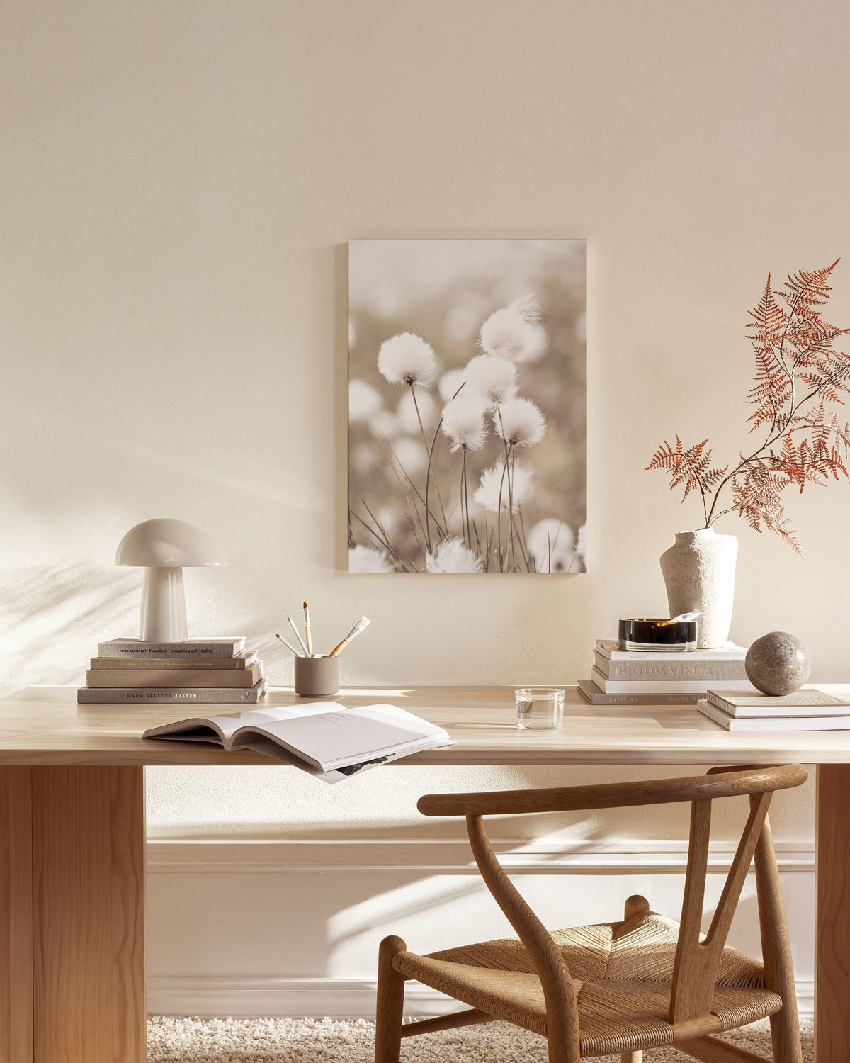 Cottongrass Canvas print