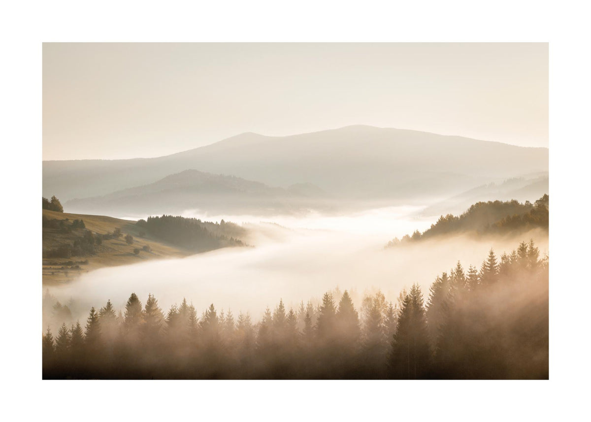 Misty Landscape Print