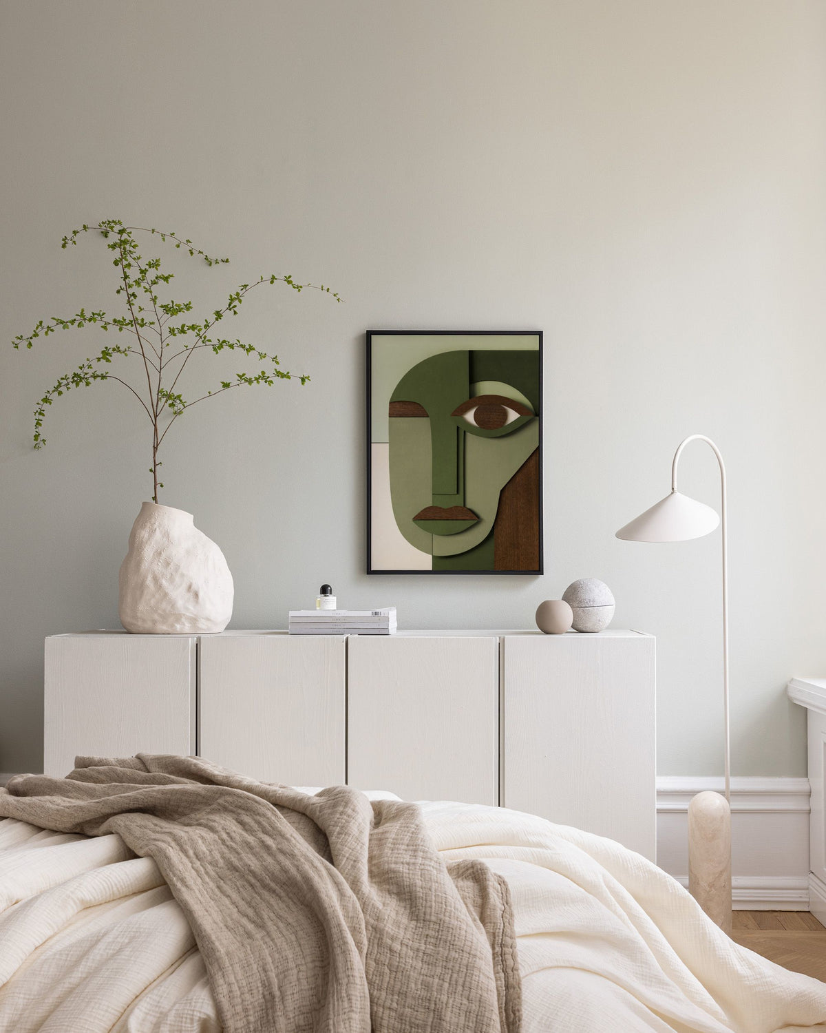 Abstract Face Canvas print