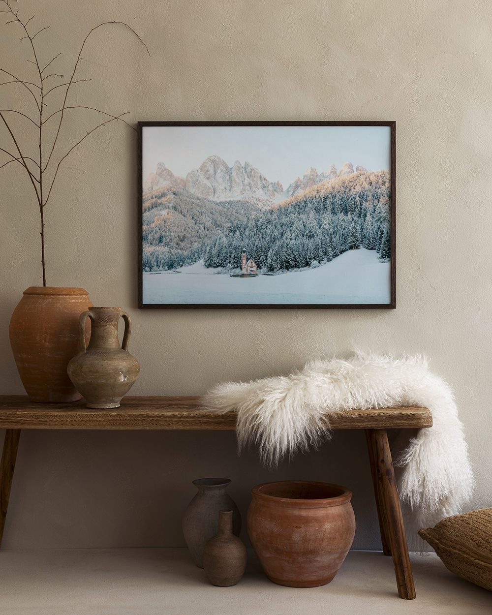 Winter Peaks Print