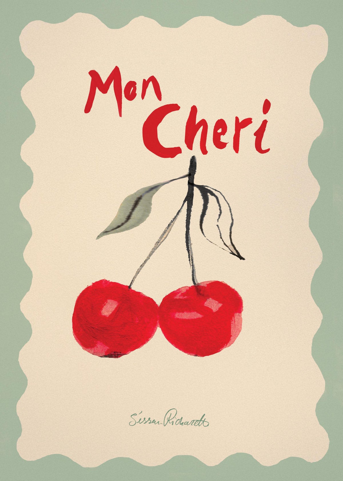 Sissan Richardt - Mon Cheri Print