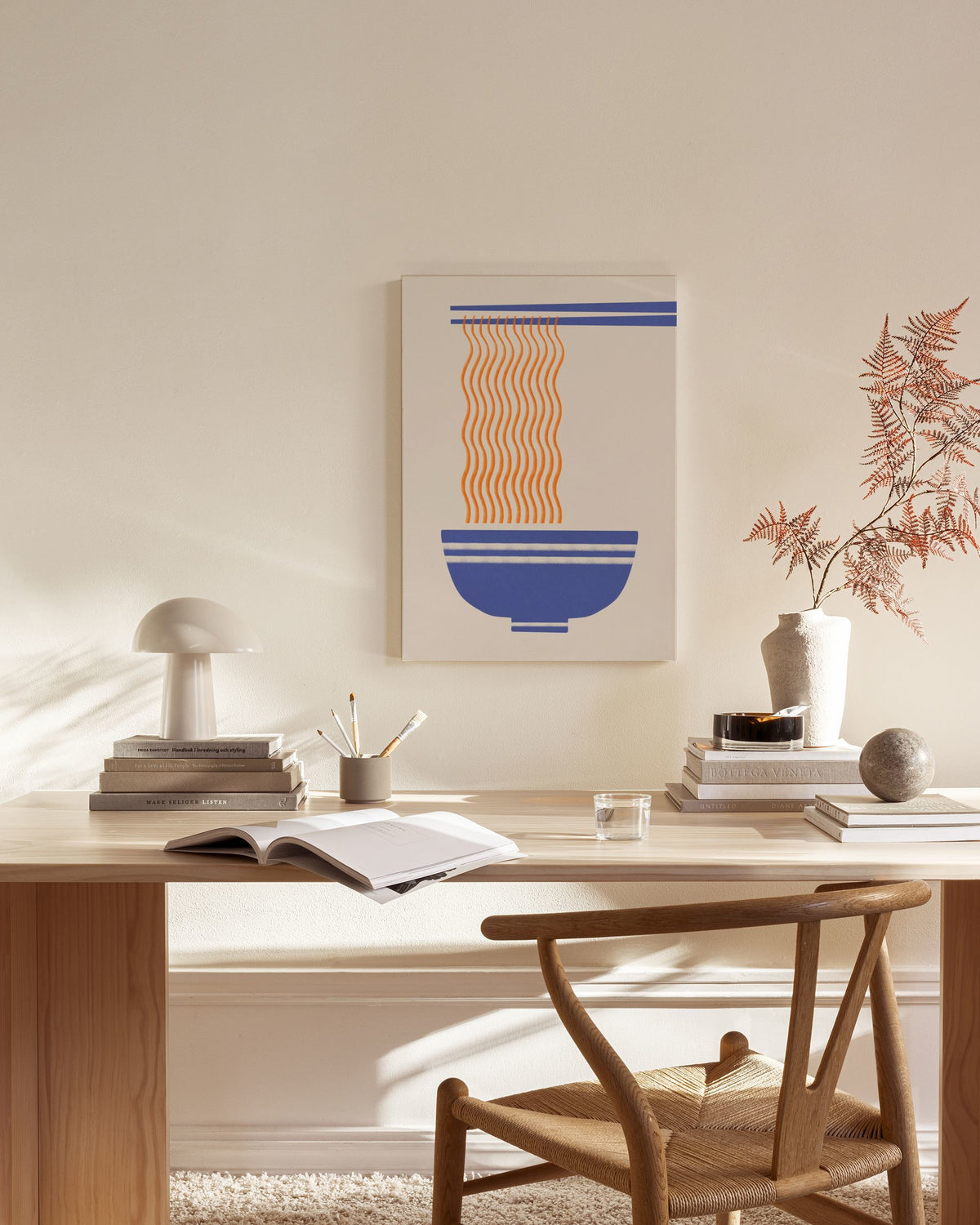 Ramen Noodles Canvas print