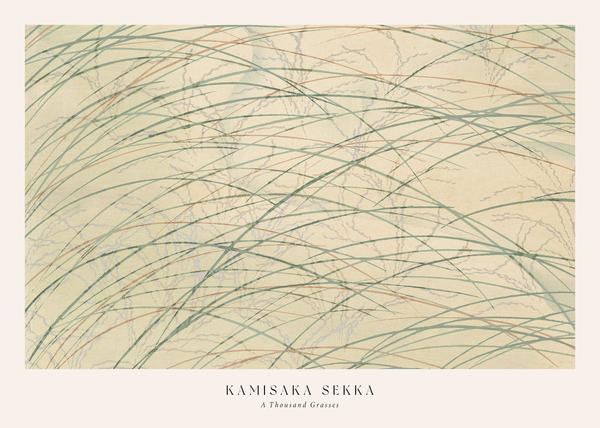 Kamisaka Sekka - A Thousand Grasses Pl.17 Poster