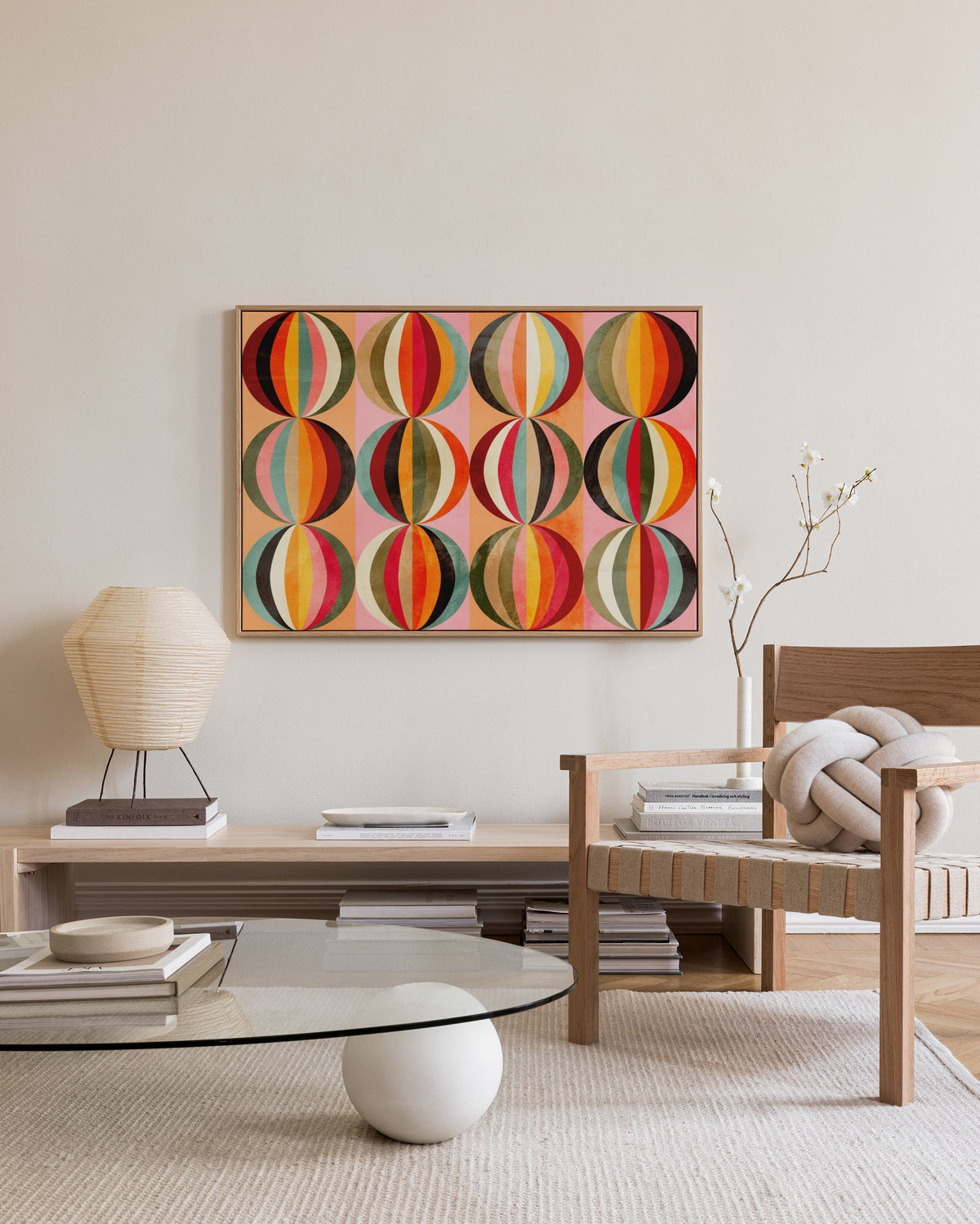 Chromatic Carnival Canvas print