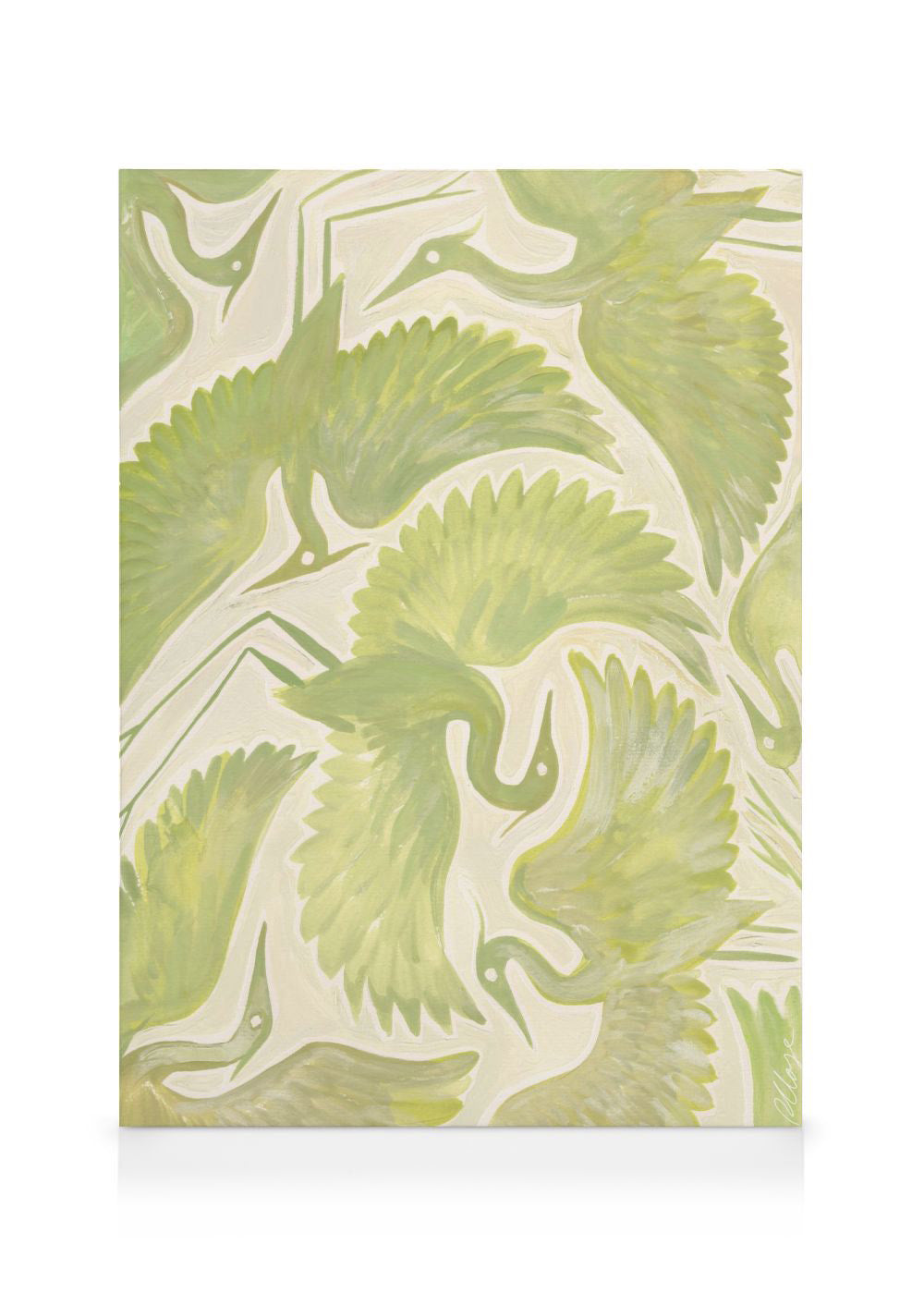 Rosanna Corfe - Green Herons Canvas