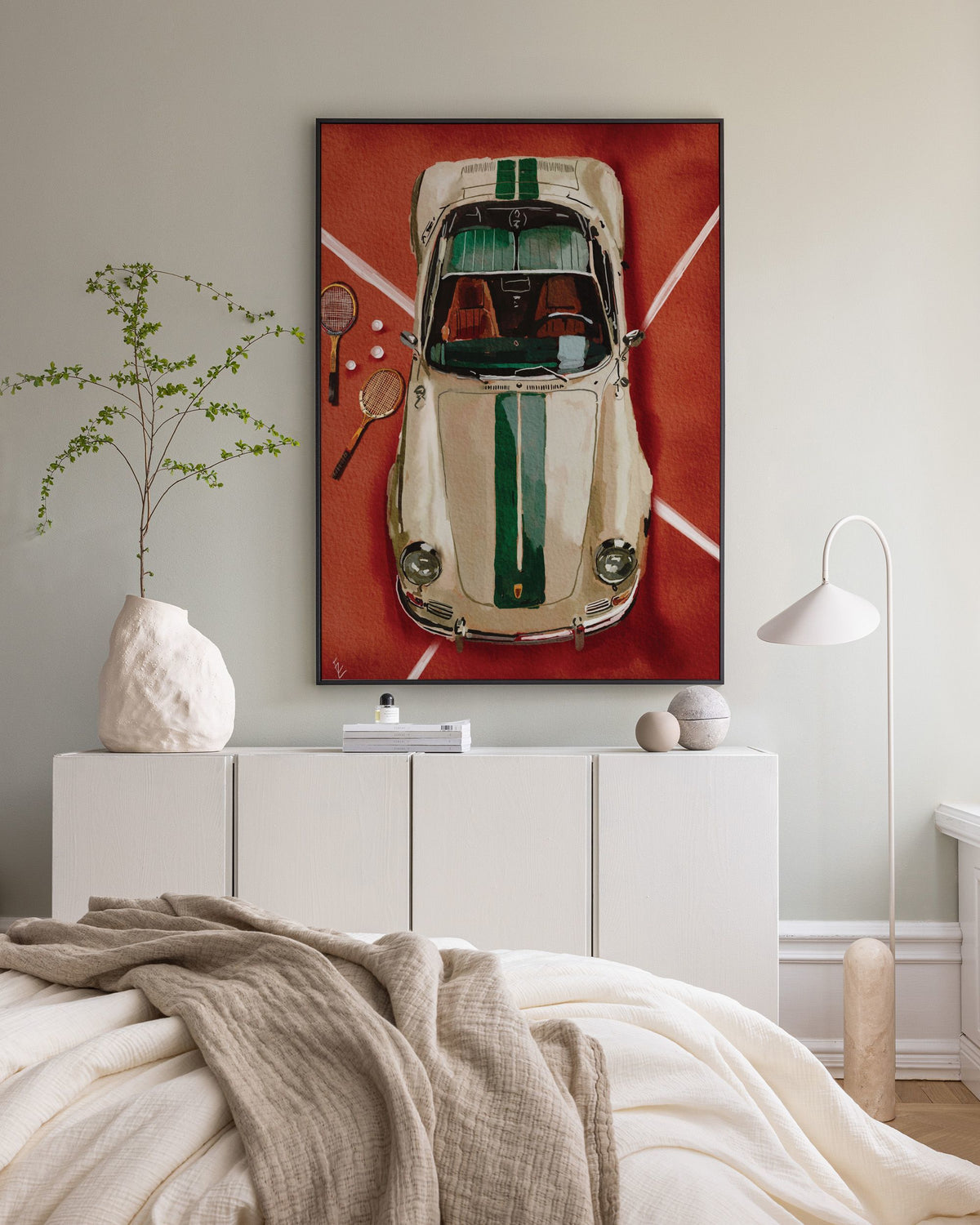 Ekaterina Zagorska - Tennis Club Canvas print