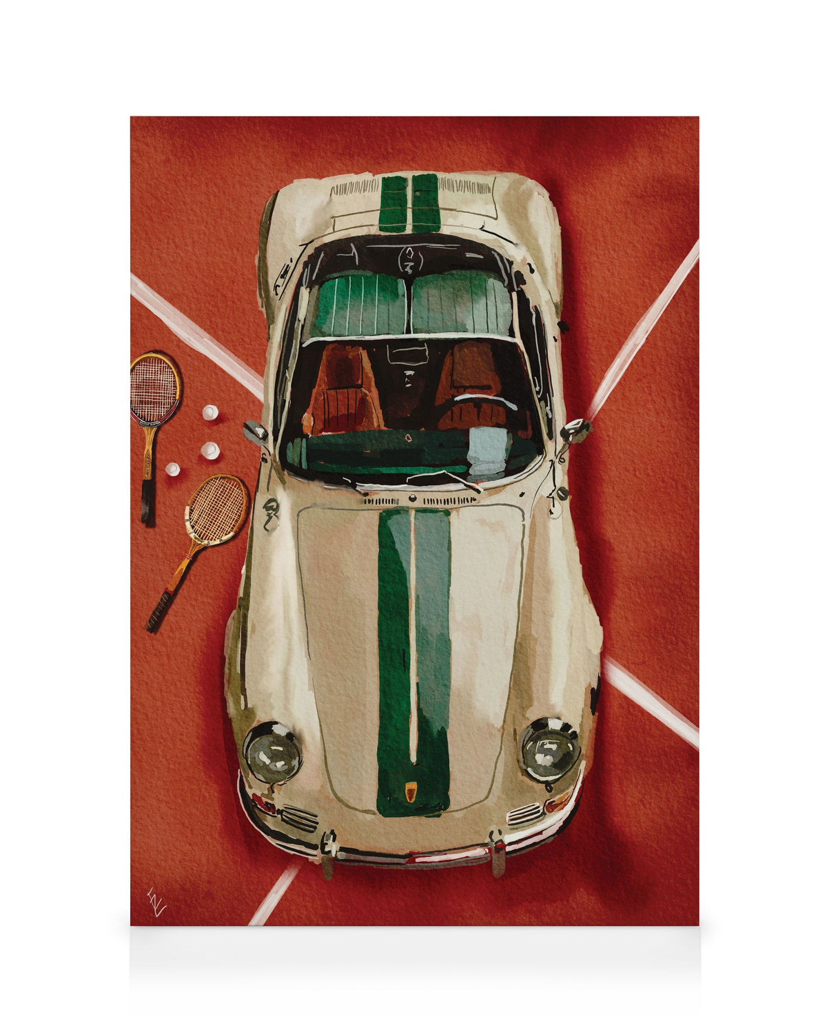 Ekaterina Zagorska - Tennis Club Canvas print