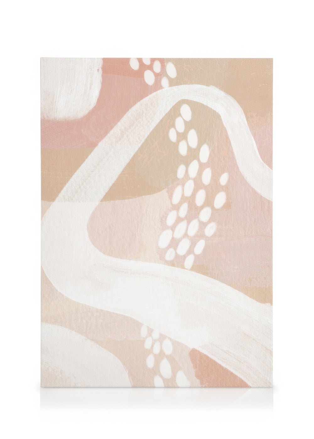 Peachy Abstract No1 Canvas print