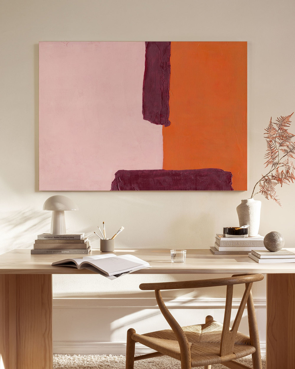 The Space Between Canvas print