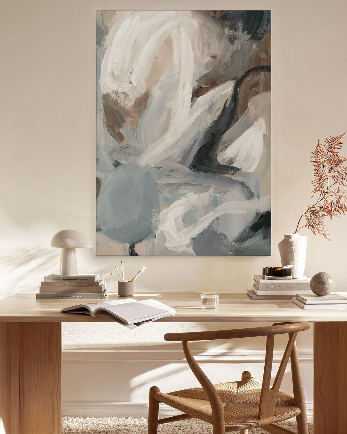 Tranquil Teal No2 Canvas print