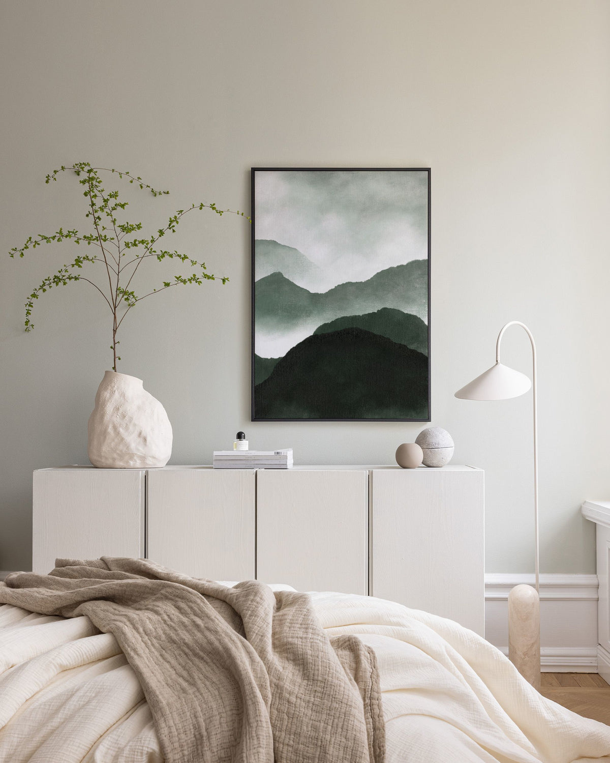 Mistscape No3 Canvas print