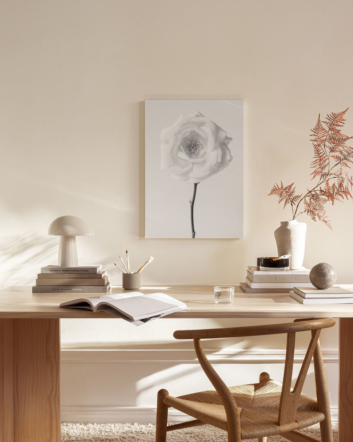 Still Life Rose No1 Canvas print