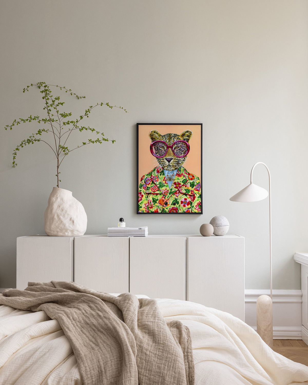 Heather Perry - Artsy Leopard Canvas print