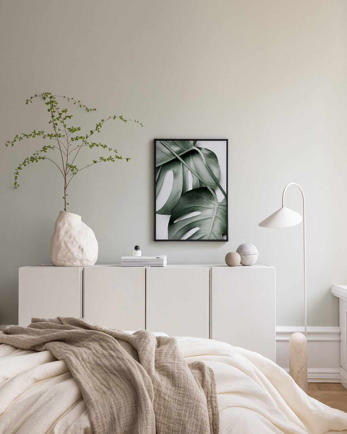 Monstera Pair Canvas print