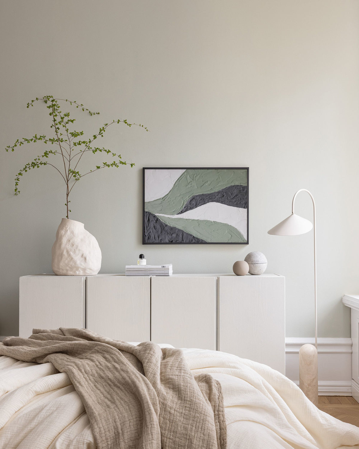 Landscape in Green Canvas print