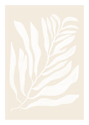 White Botanical No2 Print