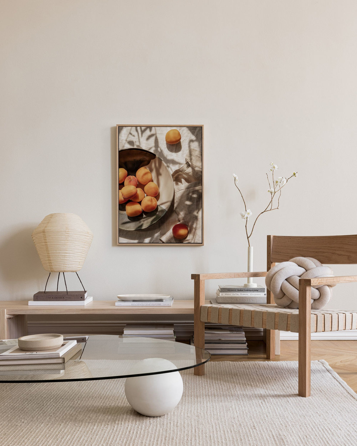 Apricots In Sunlight Canvas print