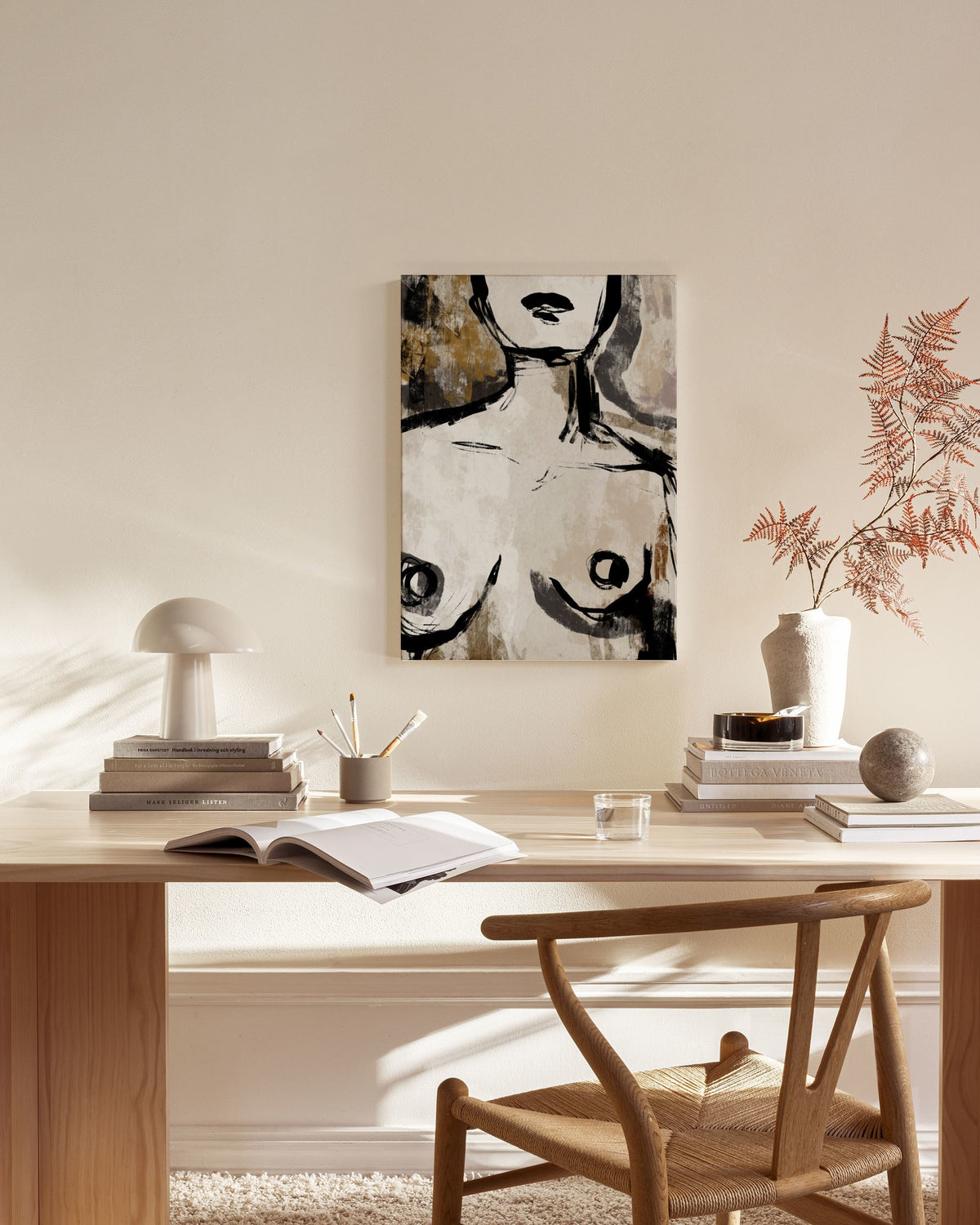 Figurative Woman Canvas print