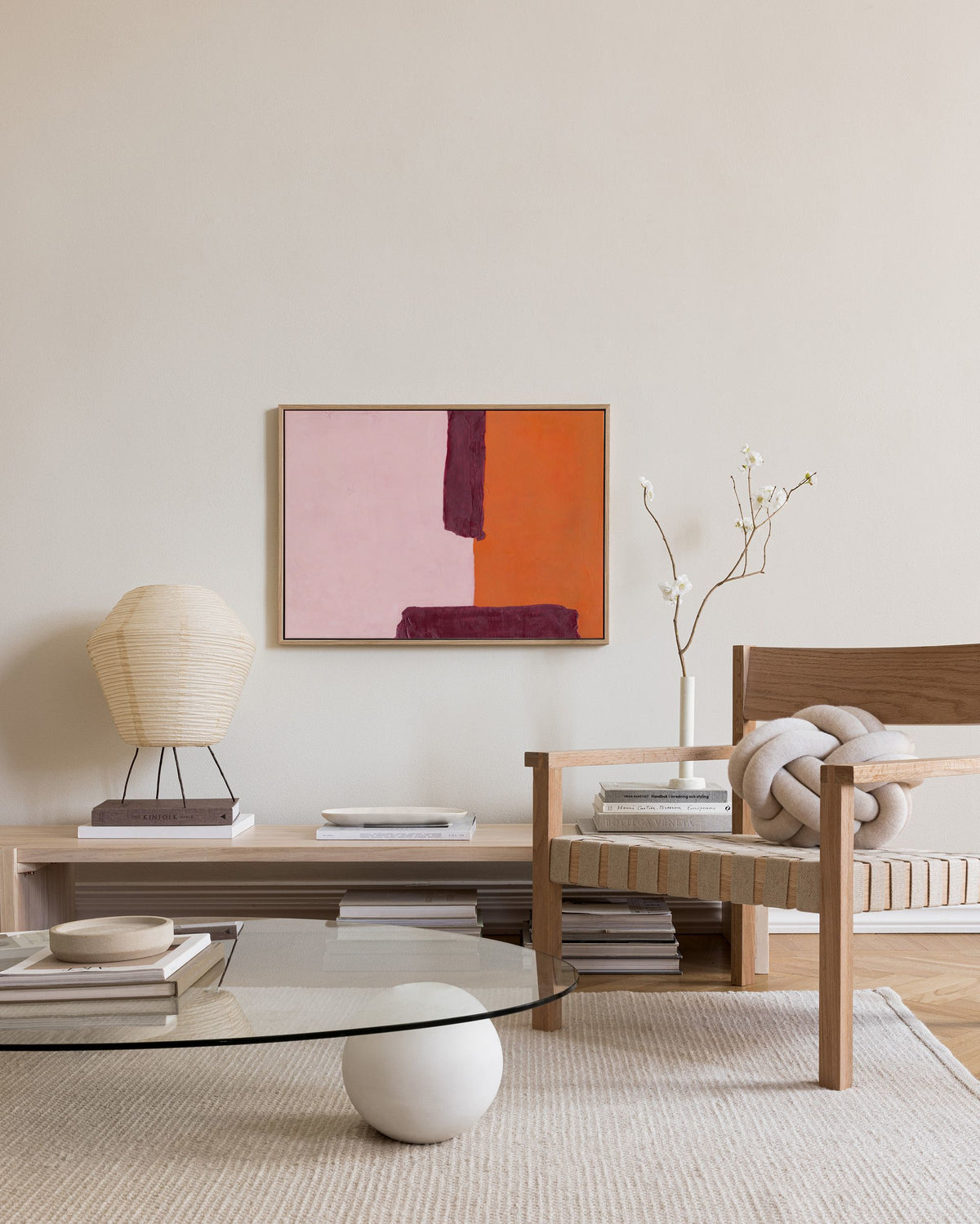 The Space Between Canvas print