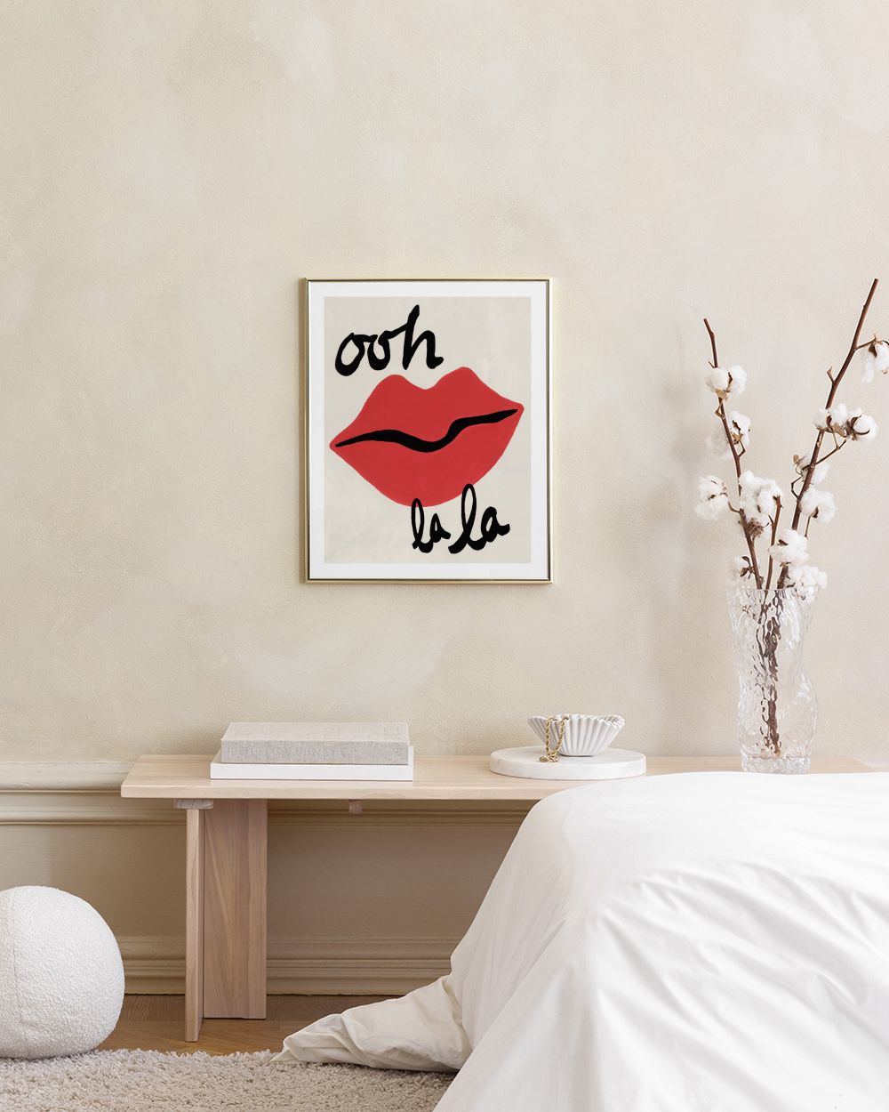 Red Lips Print
