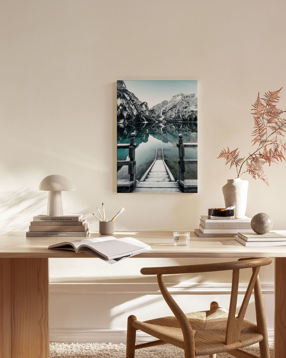 Braies Lake Canvas print